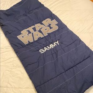 Pottery Barn Kids Blue Star Wars Sleeping Bag * Personalized Embroidery